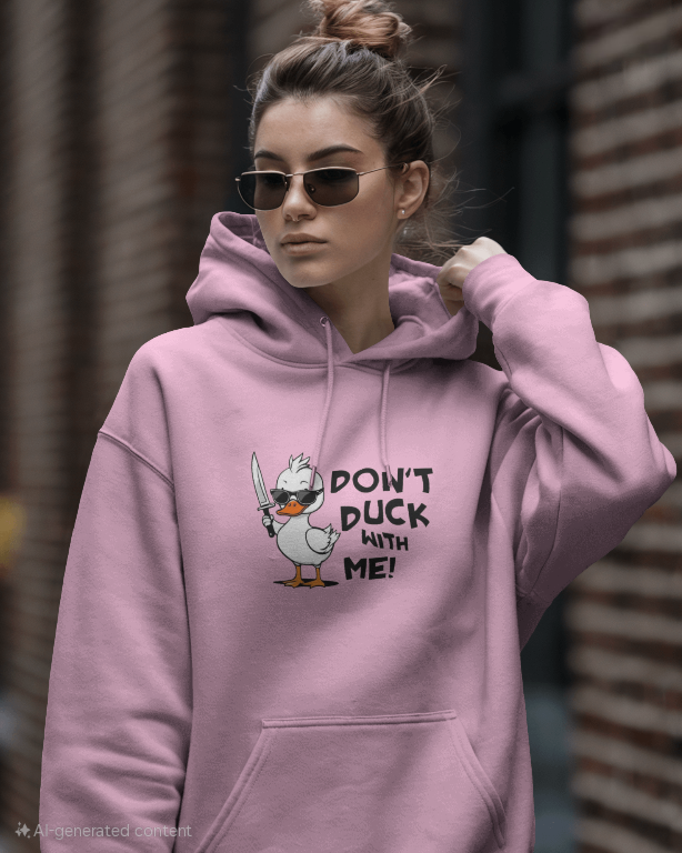 Don't Duck With Me Hoodie (Unisex)