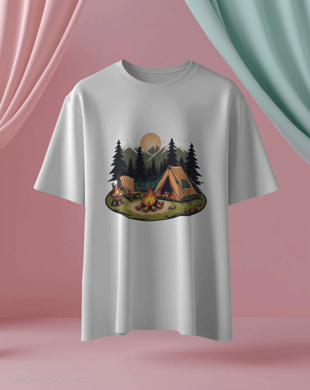 Camp Site Oversize T-Shirt