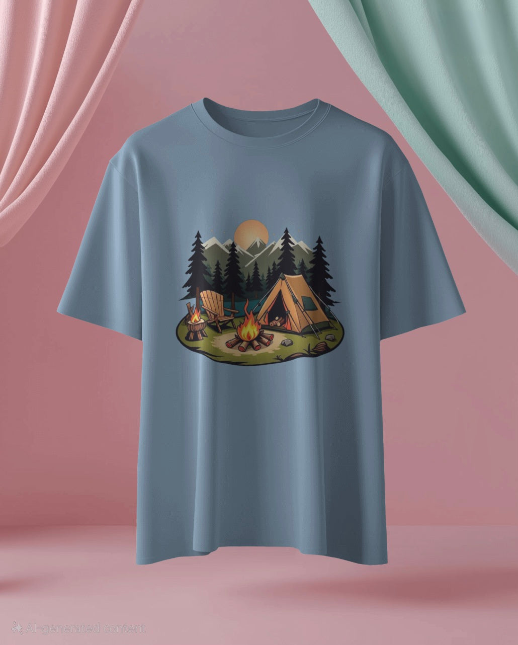 Camp Site Oversize T-Shirt