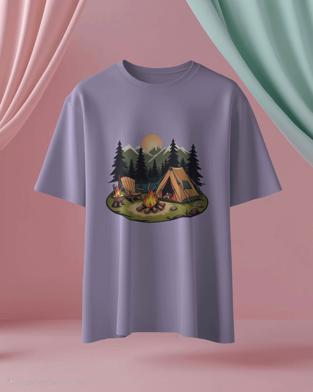 Camp Site Oversize T-Shirt