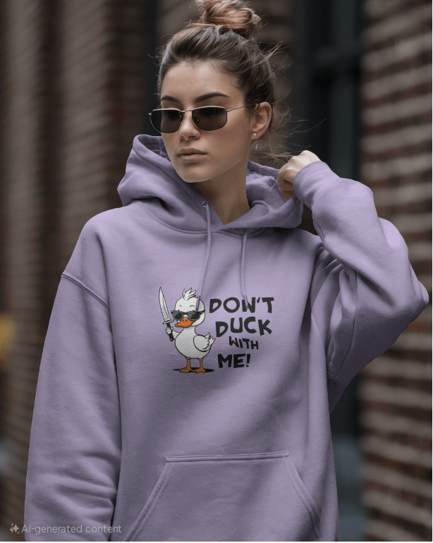 Don't Duck With Me Hoodie (Unisex)