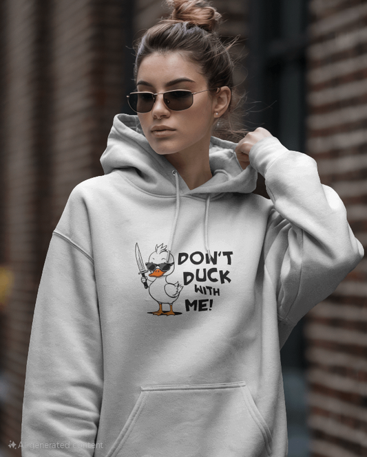 Don't Duck With Me Hoodie (Unisex)