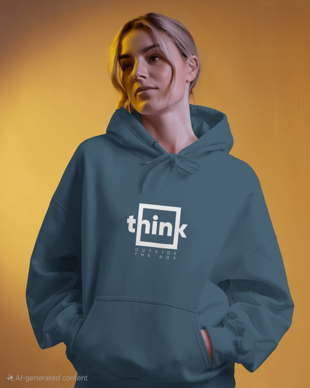 Unisex Oversized Hoodie - Think Outside The Box