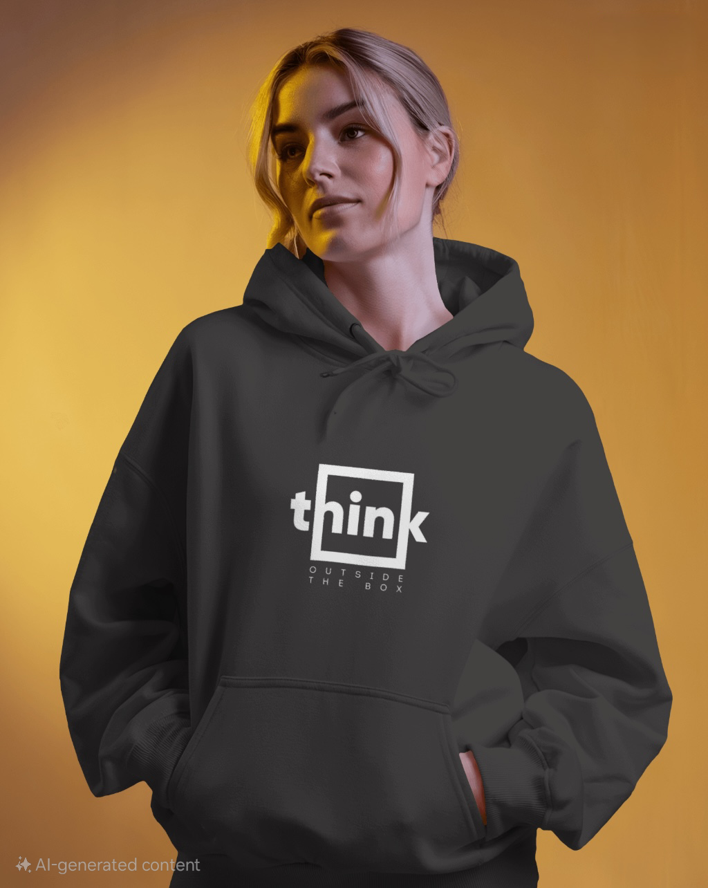 Unisex Oversized Hoodie - Think Outside The Box