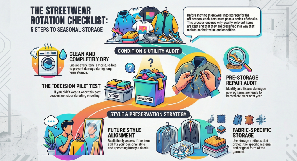 Your Checklist to Rotate Seasonal Streetwear Without the Stress