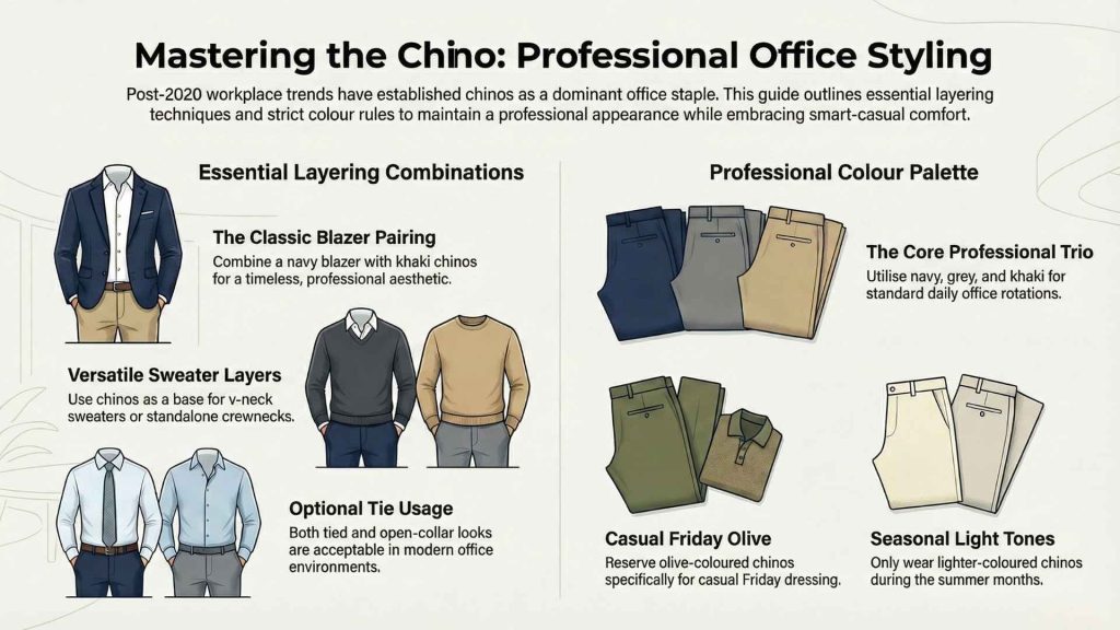 What to Wear with Chinos for Work