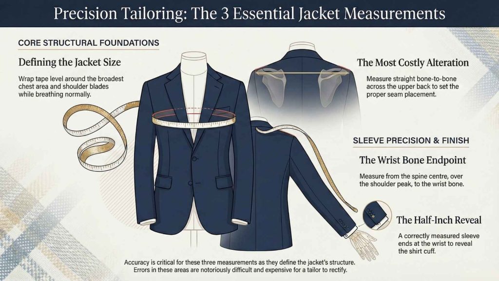 The Jacket Three Non-Negotiable Measurements