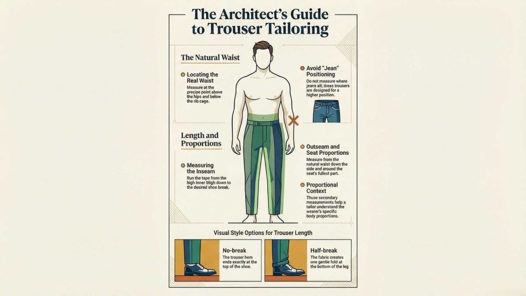 The Trousers Focus on Where They Sit