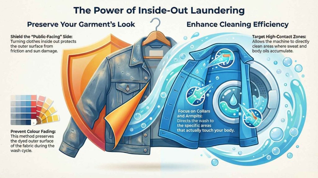 Wash Inside Out to Preserve Color