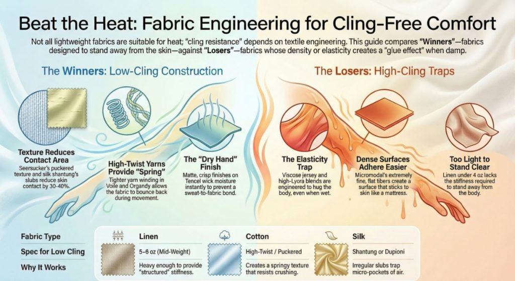 Fabric Engineering Cling-Free Comfort
