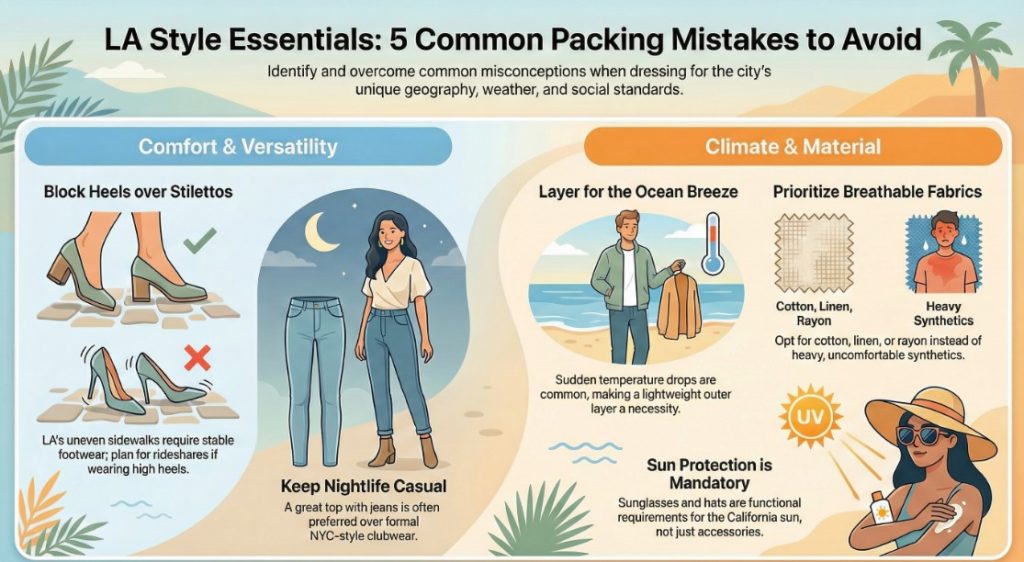 LA Packing Mistakes