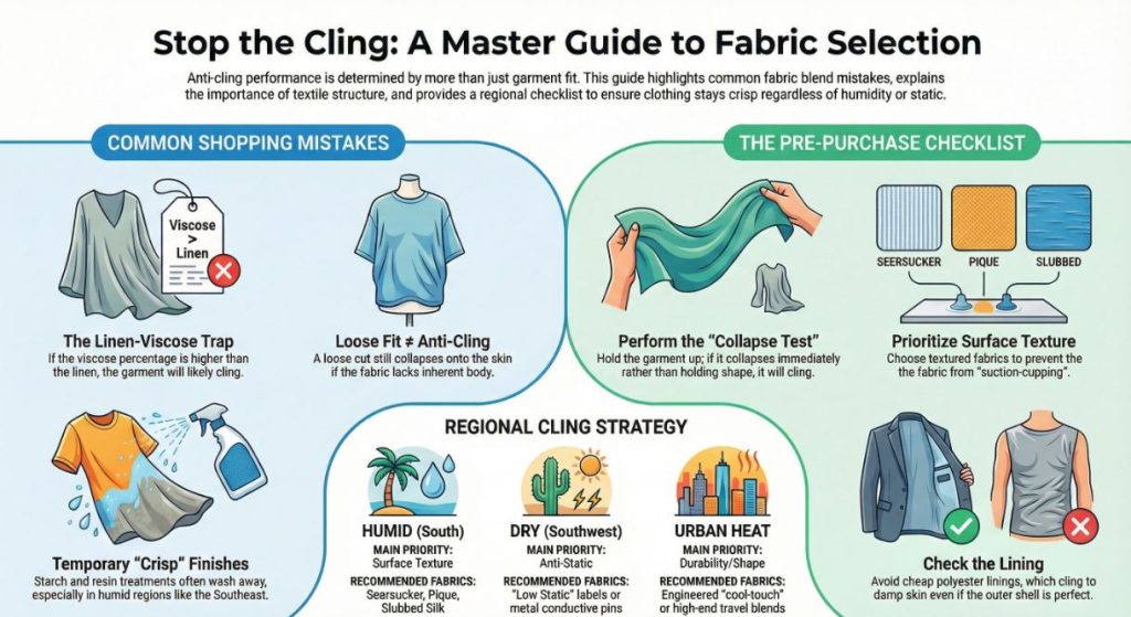 Stop the Cling Fabric Guide