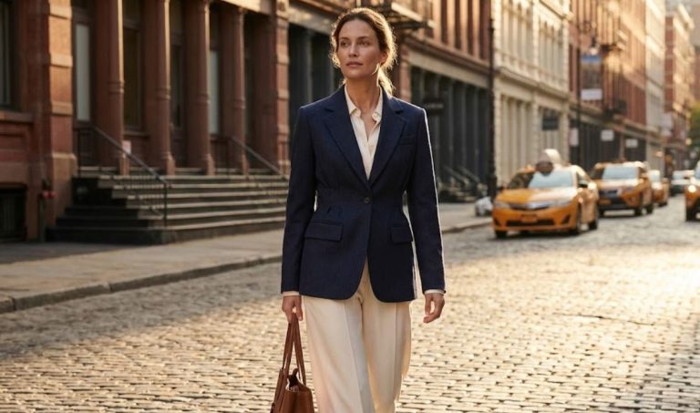 right blazer for feminine tailoring